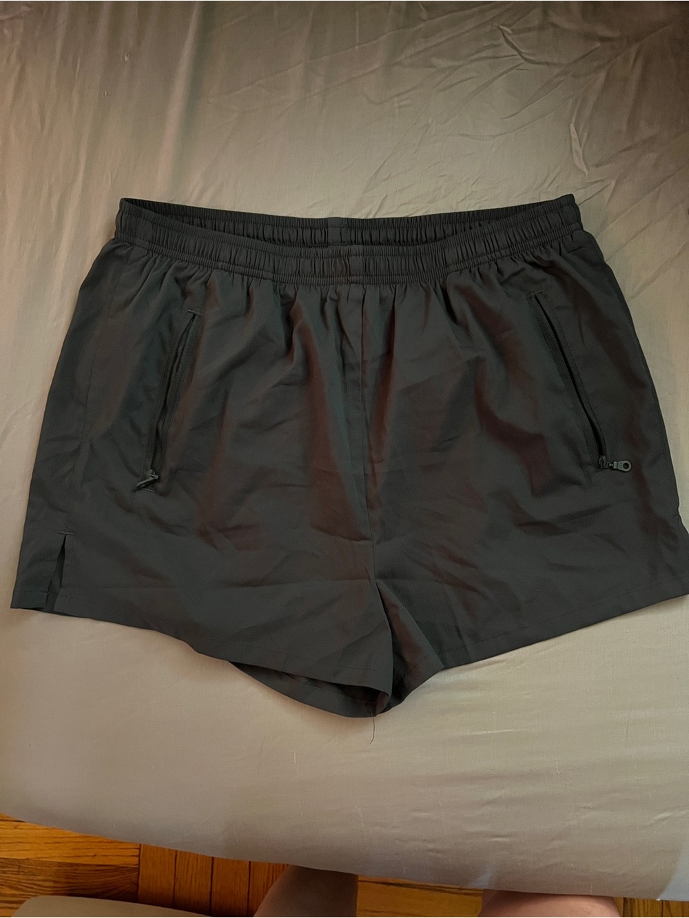 Forest Green Girlfriend collective athletic gazelle shorts